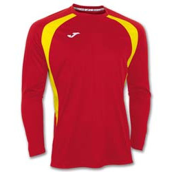 JOMA CHAMPION III TRICOU CU MANECA LUNGA ROSU-GALBEN