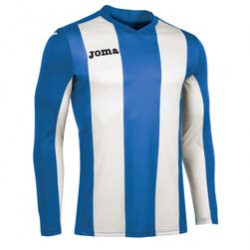 JOMA PISA TRICOU CU MANECA LUNGA  ALBASTRU-ALB