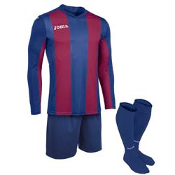 JOMA SET ROSU ALBASTRU TRICOU CU MANECA LUNGA + ALBASTRU SORT