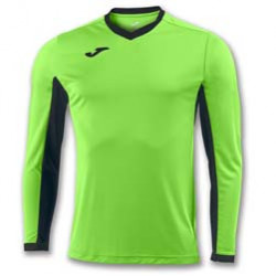 JOMA CHAMPION IV TRICOU CU MANECA LUNGA LIME-NEGRU