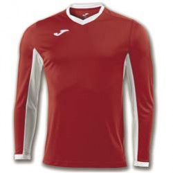 JOMA CHAMPION IV TRICOU CU MANECA LUNGA ROSU-ALB