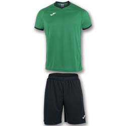 JOMA ACADEMY SET DE FOTBAL TRICOU+SORT VERDE-NEGRU