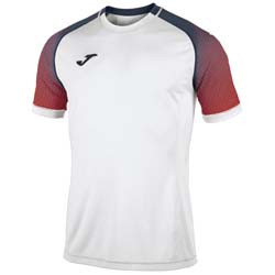 JOMA HISPA TRICOU ALB-ROSU