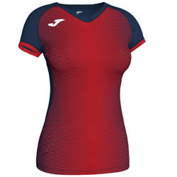 JOMA SUPERNOVA  DAMA TRICOU ALBASTRU INCHIS - ROSU