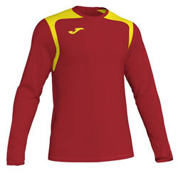 JOMA CHAMPION V TRICOU CU MANECA LUNGA ROSU-GALBEN